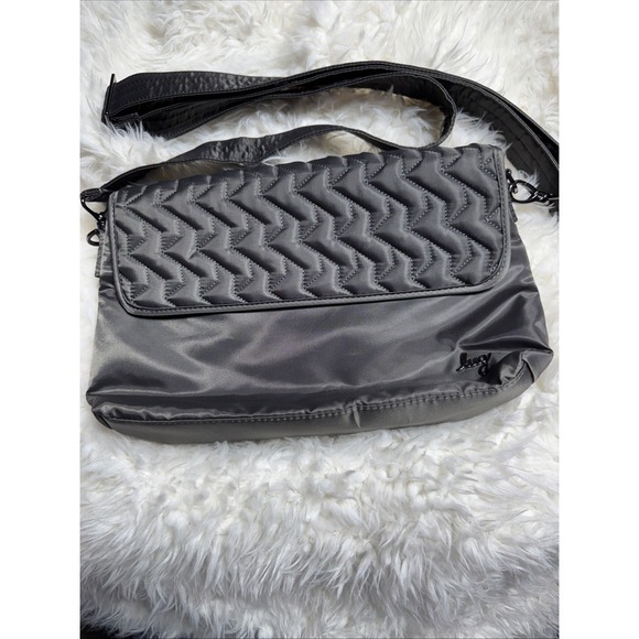 lug Handbags - Lug Soar Gunmetal Gray Crossbody Bag Magnetic Closure Adjustable Strap PurseNWOT
